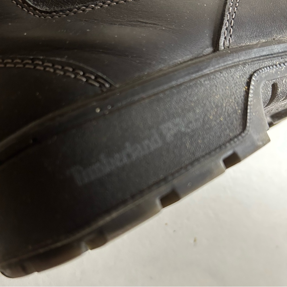 Timberland PRO csa Black Leather Pull-On Boots / steel toed. Like new! - Picture 8 of 12